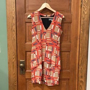 Anthropologie- Hunter Dixon Silk Cocktail Dress (Women's 4)